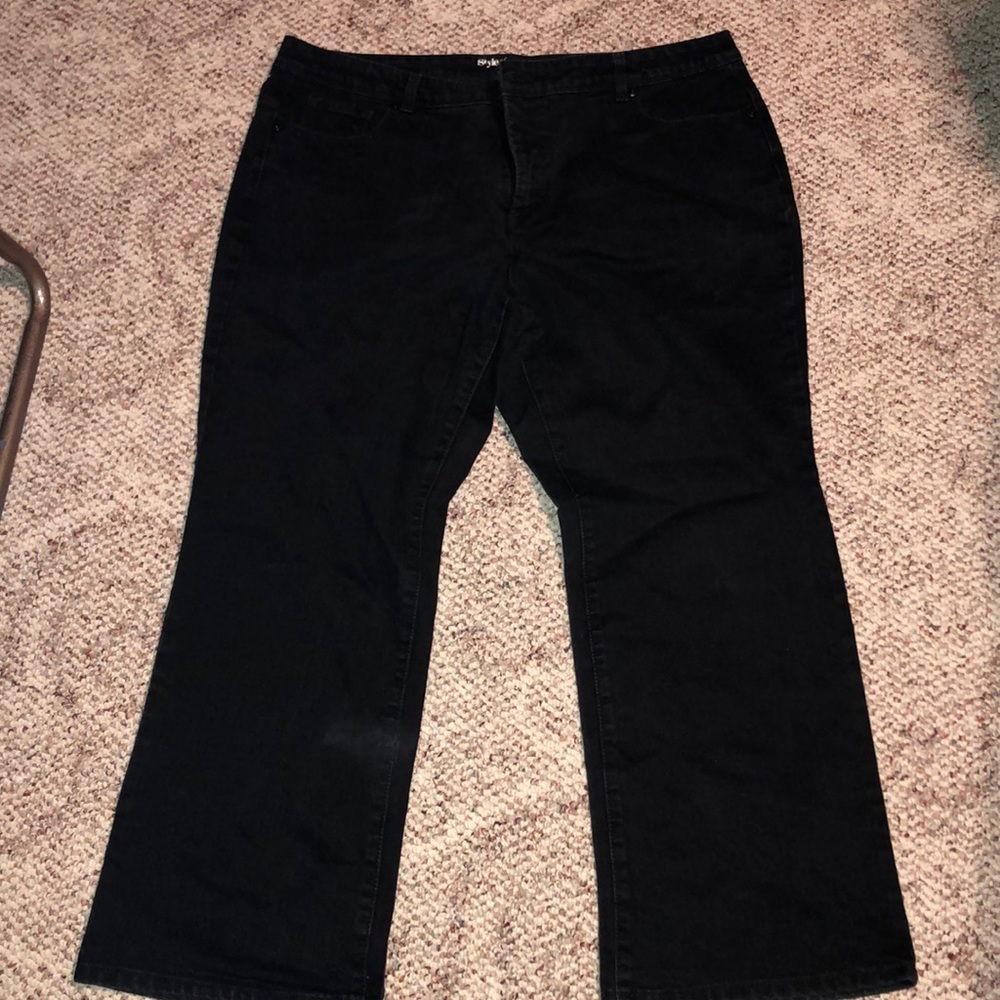 Black denim